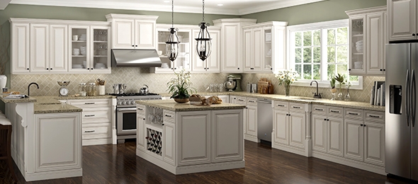 Cabinets Charleston Antique White Cabinets | Shop online at Wholesale Cabinets